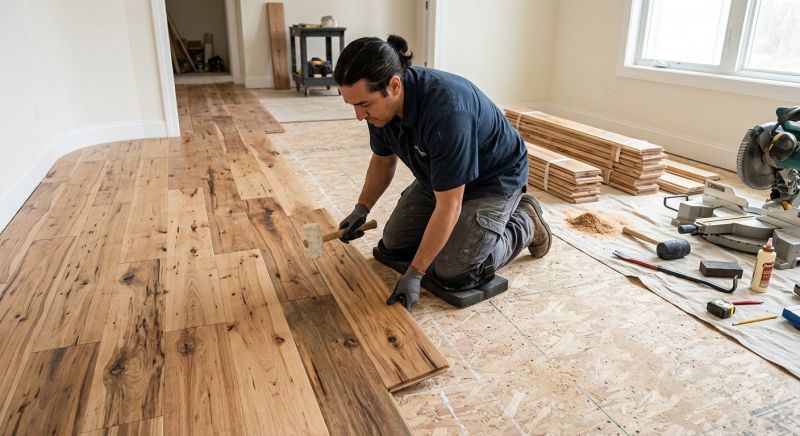 Hickory Floor Installation in Goodyear, AZ