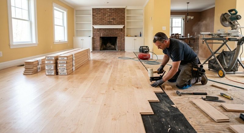 Maple Flooring Installation in Buckeye, AZ