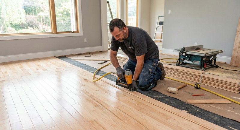 Maple Flooring Installation in Glendale, AZ