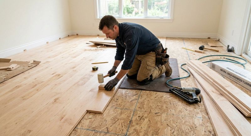 Maple Flooring Installation in Glendale, AZ
