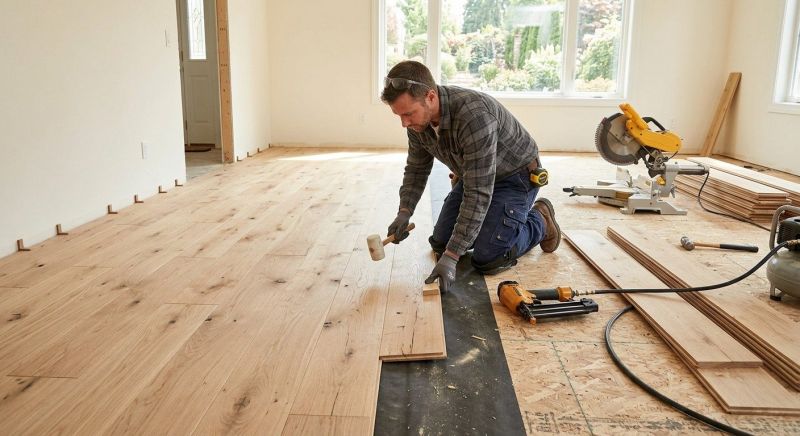 Oak Floor Installation in Goodyear, AZ