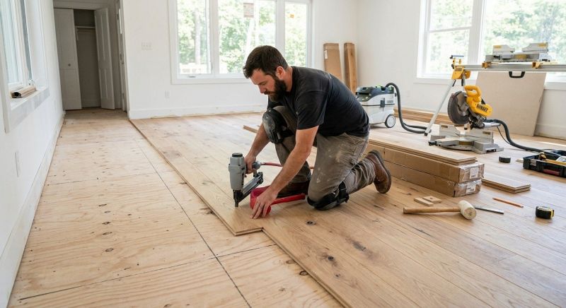 Oak Floor Installation in Sun City West, AZ