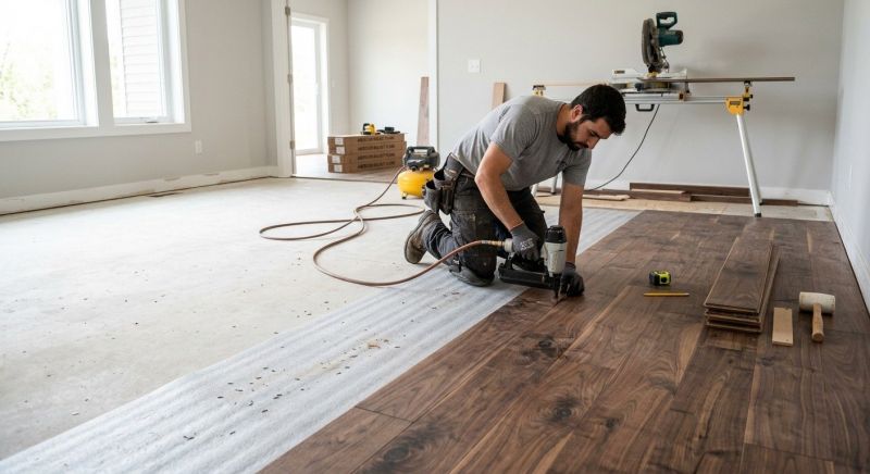 Walnut Flooring Installation in Goodyear, AZ