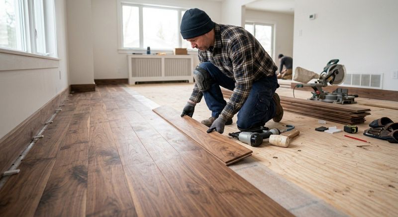 Wide Plank Floor Installation in Goodyear, AZ