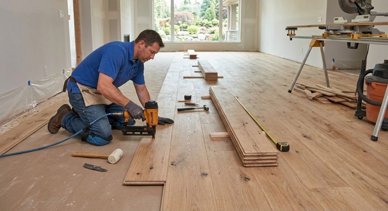 Wide Plank Floor Installation in Goodyear, AZ